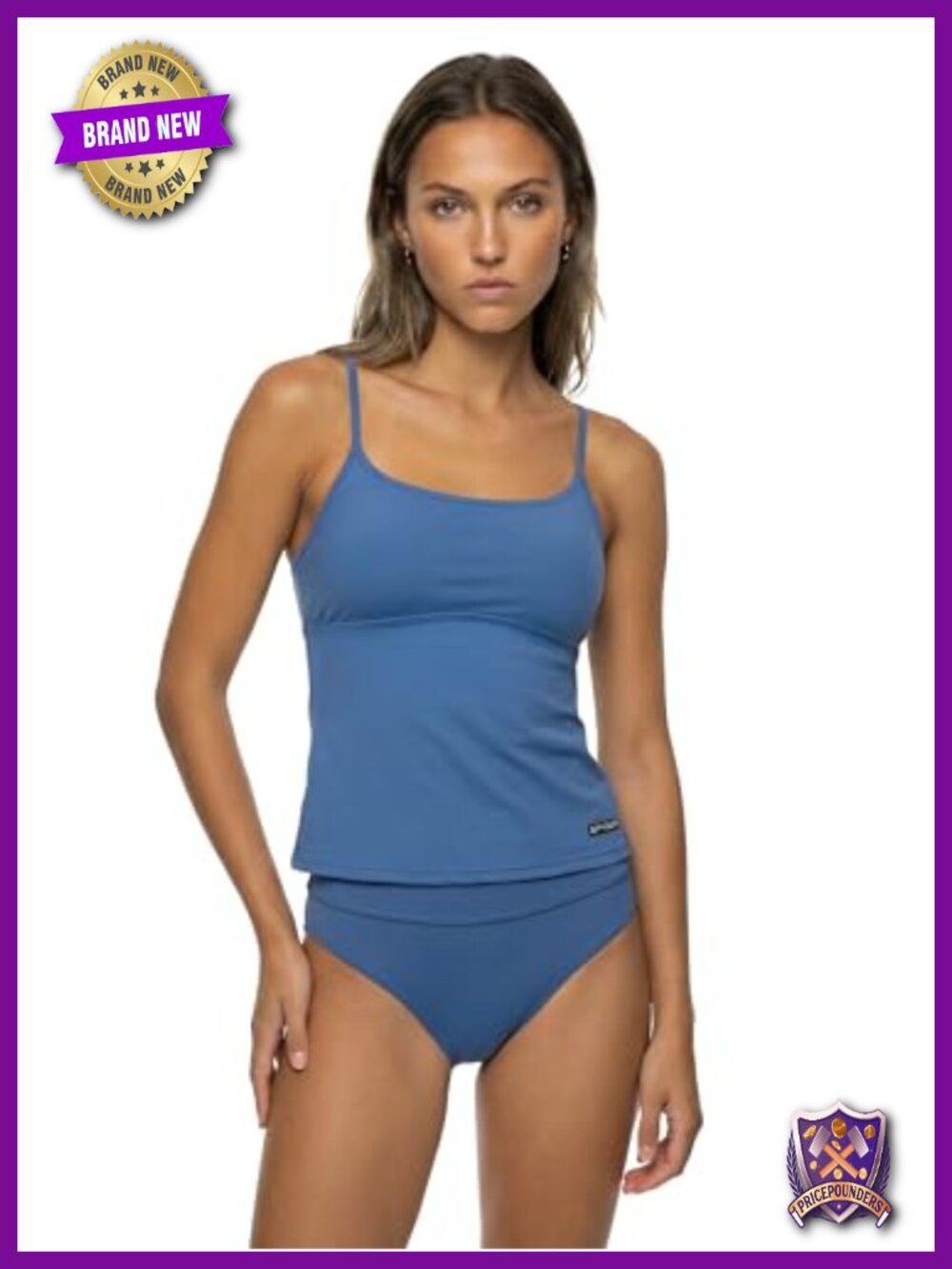 Women's 2-pc Bikini Swimsuit Set Tankini Bathing Suit Quick Dry